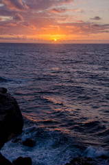 Obraz premium sunset in ocean