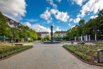 City center of Koblenz - the beautiful town near Frankfurt