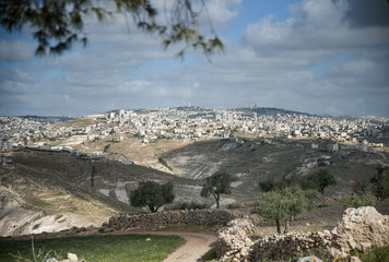 Fototapeta na wymiar Israelian settlement in palestina