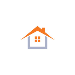 Real estate house logo icon design template