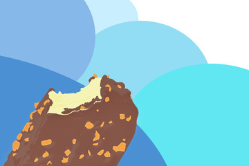 An illustration of ice cream 