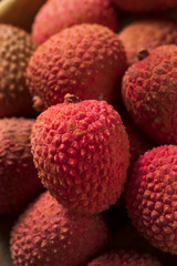 Raw Red Organic Lychee Fruit