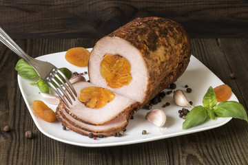 tasty homemade ham
