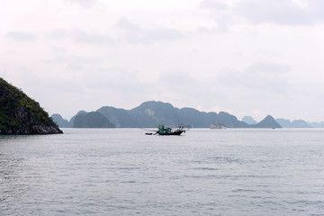 Touristic cruises in Halong Bay, Veitnam