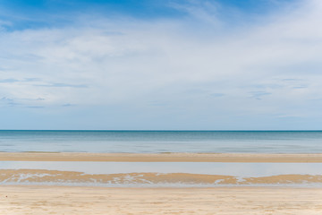Fototapeta na wymiar Tropical beach Sea,Sand and summer day