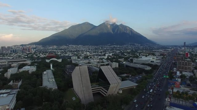 Monterrey Mexico Aerial Drone Footage