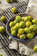 Raw Green Organic Ume Fruit