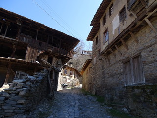 Fototapeta na wymiar Old village