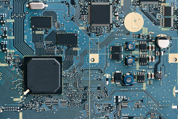 Printed circuit board with a chip