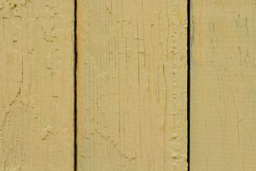 Obraz na płótnie Canvas The old boards are yellow. Vertical view. Close-up. Background. Texture.