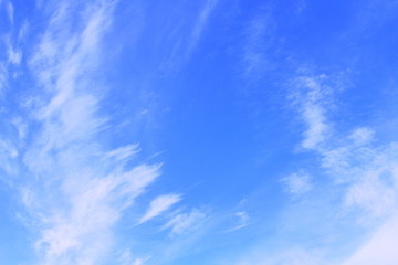 Cirrus clouds. Sky, background.