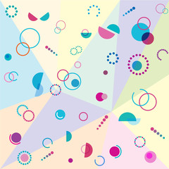 Geometric pattern with minimal design. Background for leaflet cover, banner, poster.