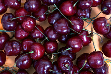 свежая вишня, фон