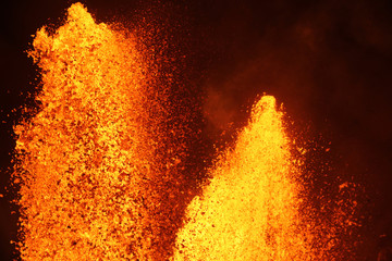 Volcanic eruption of Kilauea volcano in Hawaii at the end of May 2018, Fissure 8