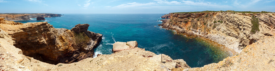 Summer Atlantic coast (Algarve, Portugal).