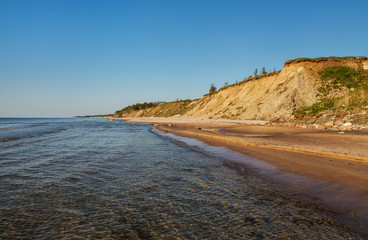 View to the coastline.