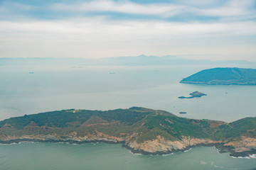 Aerial view of the Daqiu Island
