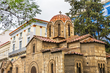 Agioi Theodoroi Greek Orthodox Byzantine Church Saint Theodori Athens Greece