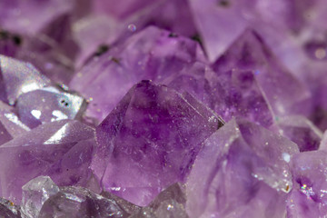 Beautiful Amethyst Crystal Close Up