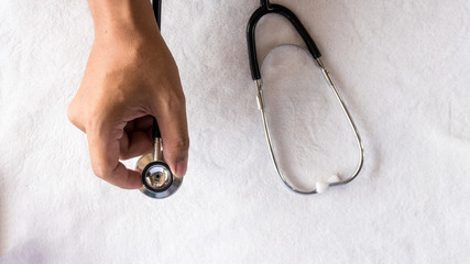 equipment for support people sick with stethoscope © prakasitlalao