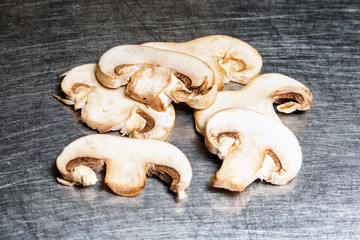 sliced mushrooms