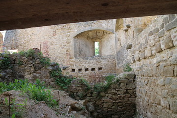 Ruins of Cimburk castle near Kromeriz, Czech republic