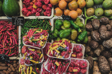 Vegetables at market