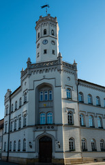Fototapeta na wymiar Rathaus in Meuselwitz