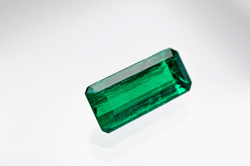 square emerald and gemstone with jade 