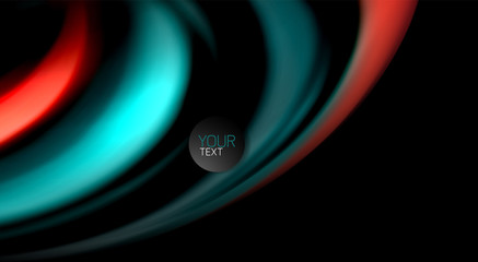 Blur color wave lines abstract background