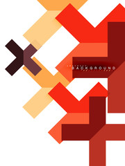 Multicolored abstract geometric shapes, geometry background for web banner