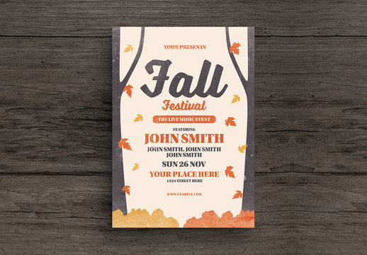 Fall Festival Flyer Layout