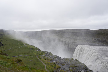 Wasserfall Dettifoss - Landschaft im Nord-Osten Islands