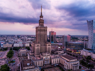 Fototapeta Warszawa z lotu ptaka obraz
