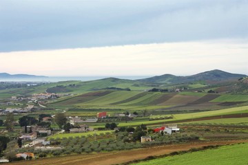 Fototapeta na wymiar Paesaggio rurale
