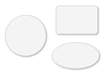 レース模様　マット