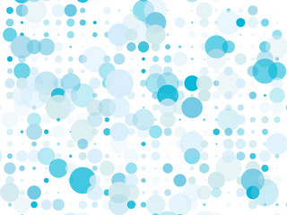 Fototapeta na wymiar Dotted background with circles, dots, point different size, scale. Bokeh pattern.