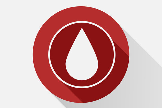 Icono rojo de sangre.
