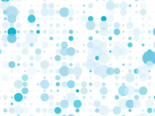 Dotted background with circles, dots, point different size, scale. Bokeh pattern.