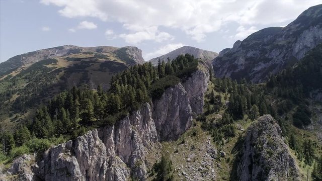 The rugged Rugova mountains in Kosovo