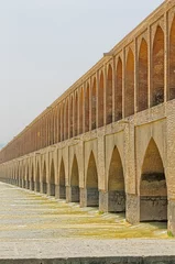 Cercles muraux Pont Khadjou Isfahan Zayandeh river bridge