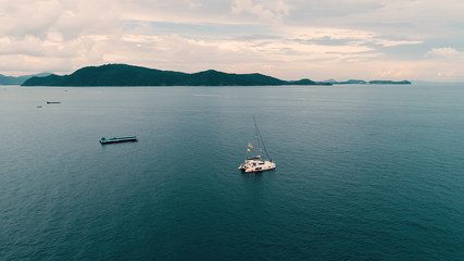 Island KO-HE in Thailand, shooting from a quadrocopter.