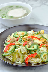 素麺チャンプル