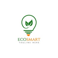 Eco Smart Logo Vector Template Design Illustration