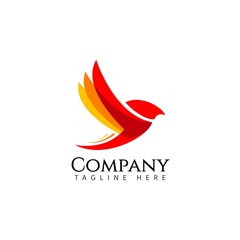 Bird Company Logo Vector Template Design Illustration