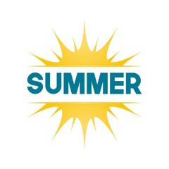 Summer Vector Template Design Illustration