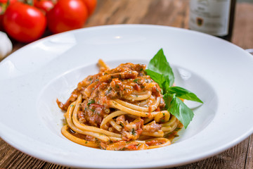 Pasta spaghetti Bolognese