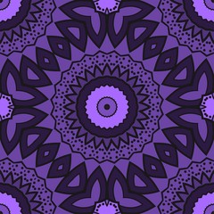 Decorative floral ornament. seamless pattern. vector illustration. Tribal Ethnic Arabic, Indian, motif. for interior design, wallpaper