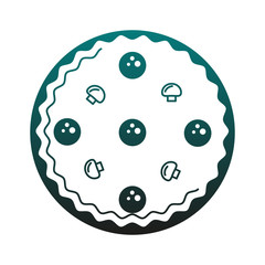 Pizza italian food vector illustration graphic design