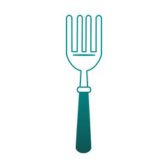 Fork kitchen utensil vector illustration graphic design